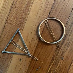 Geometric Hair Clips